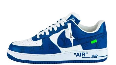 air force 1 louis vuitton bleu|lv air force 1 stockx.